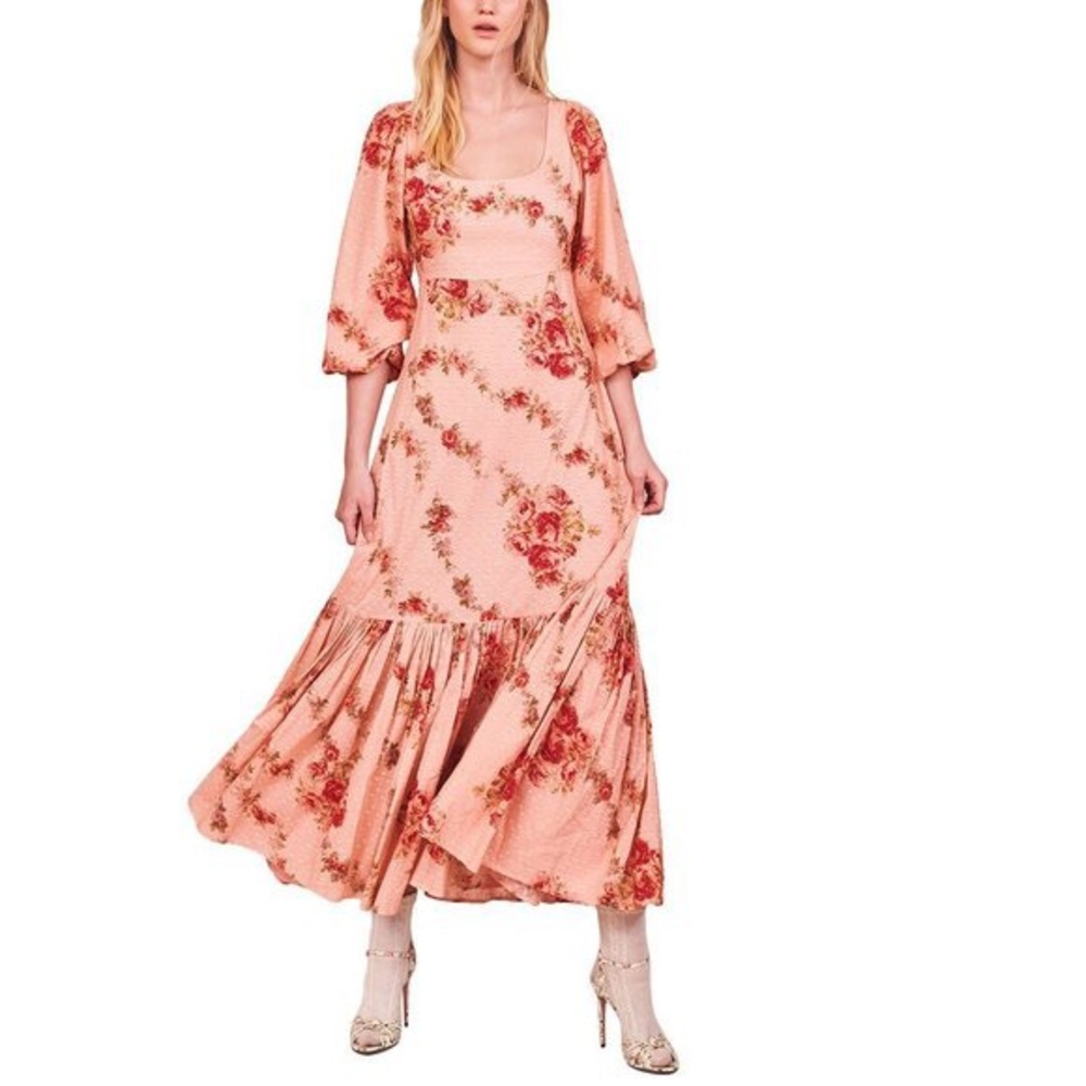 LoveShackFancy Colby Dress in Pink Lemonade NWT 0 - Picture 5 of 16